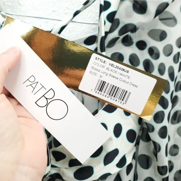 NWT PatBO Bossa Long Sleeve Cutout Dress - Picture 16 of 16